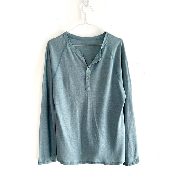 Pistol Lake Hemp All Day Henley Long Sleeve - Picture 1 of 9